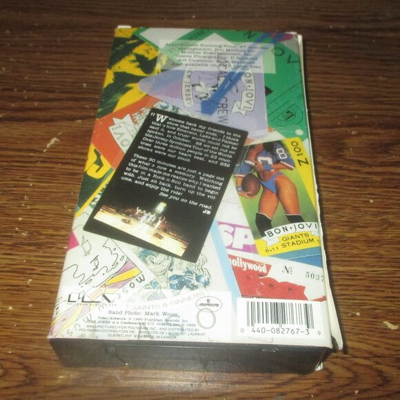 Bon Jovi: Access all Areas( - A Rock B' Roll Odyssey (VHS, 1990) - Picture 2 of 6